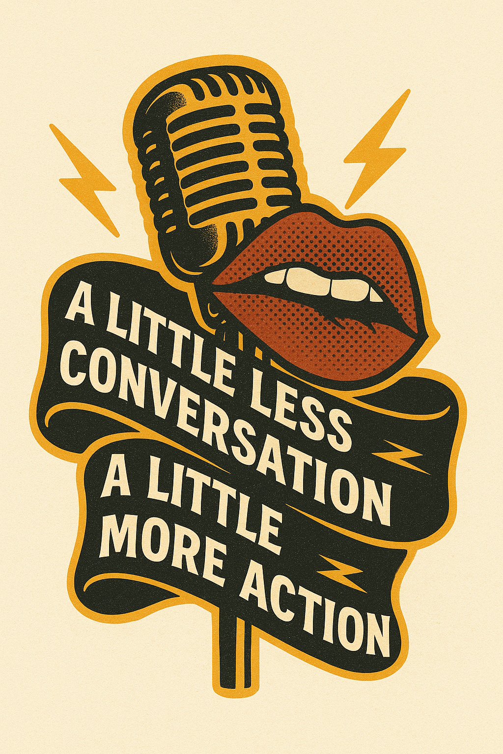 PREORDER - "A Little Less Conversation" Oversized Tee