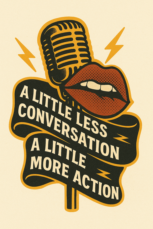 PREORDER - "A Little Less Conversation" Oversized Tee