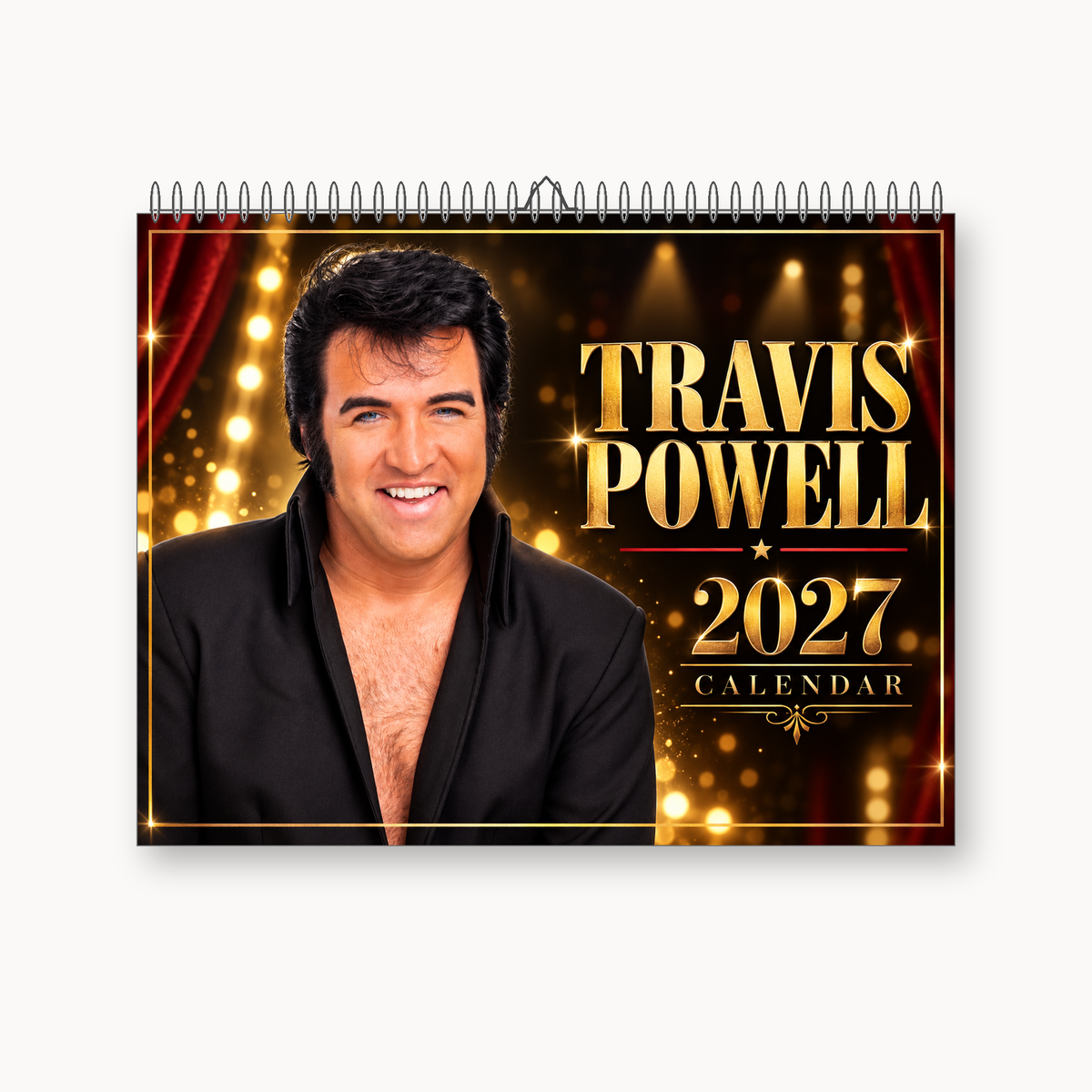 Travis Powell 2027 Wall Calendar