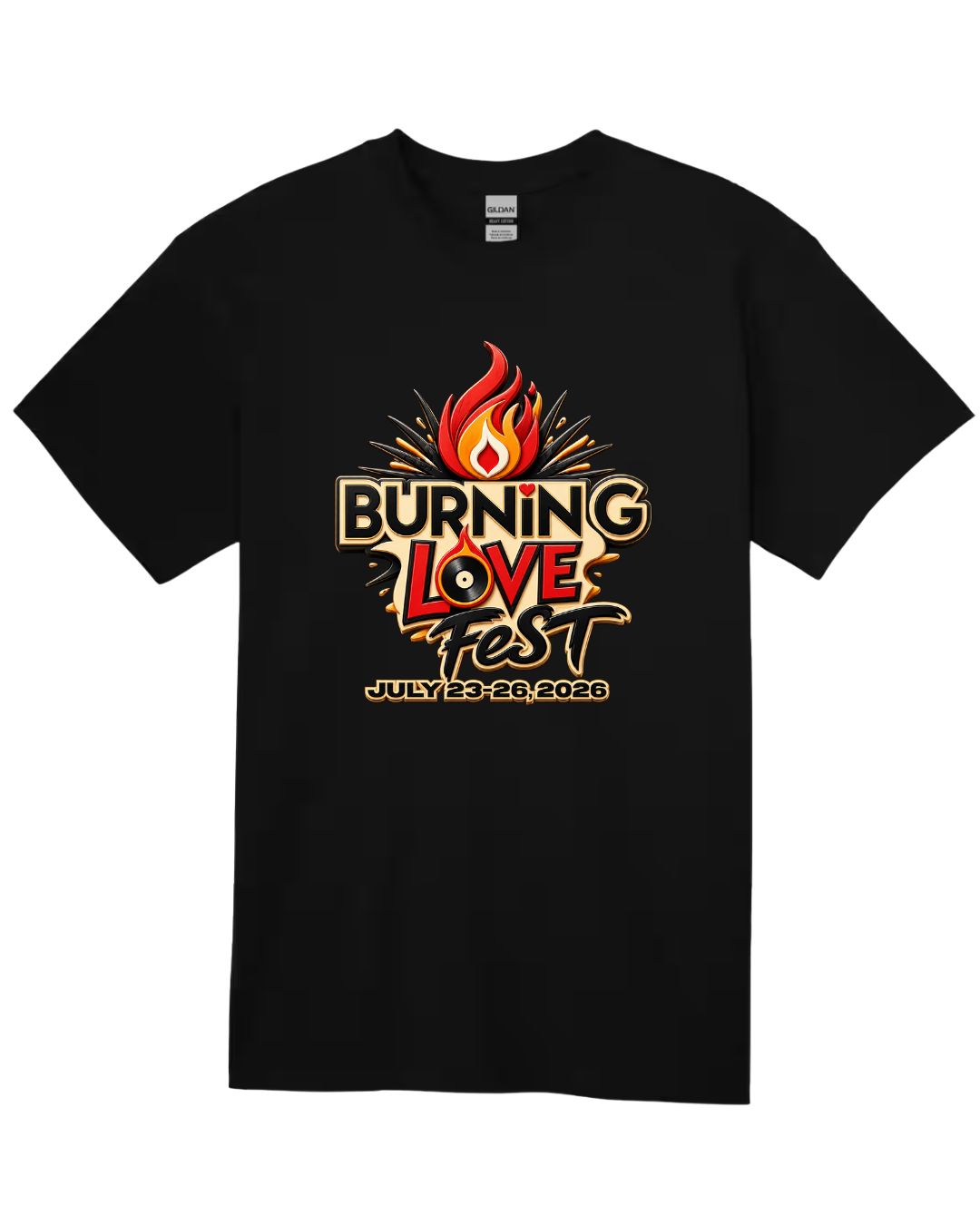 Burning Love Fest 2026 Official T-Shirt